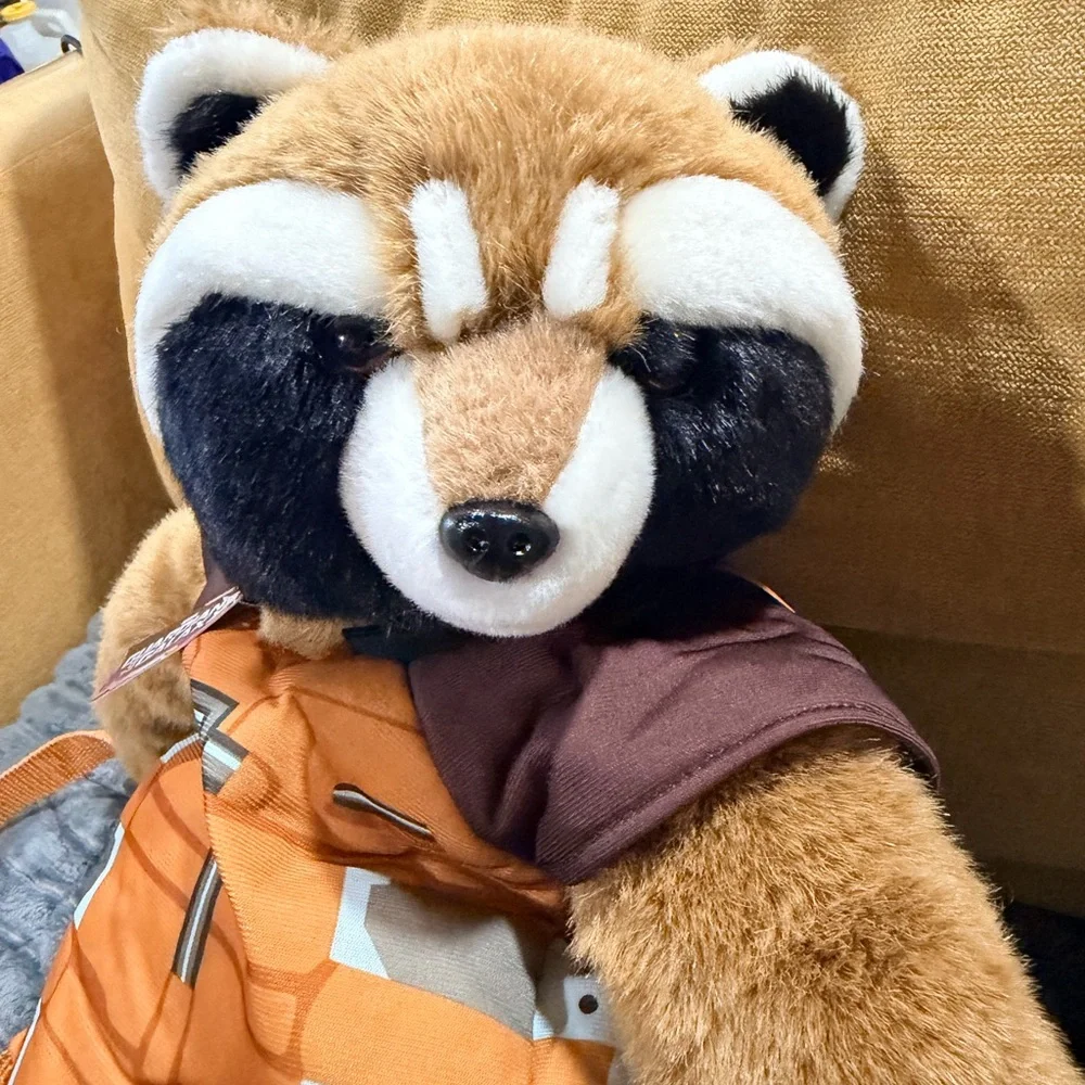 Rocket Raccoon Plushie Packpack Marvel Guardians of the Galaxy - Picture 2 of 10